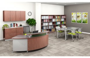 Rover Circulation Desks by Russwood